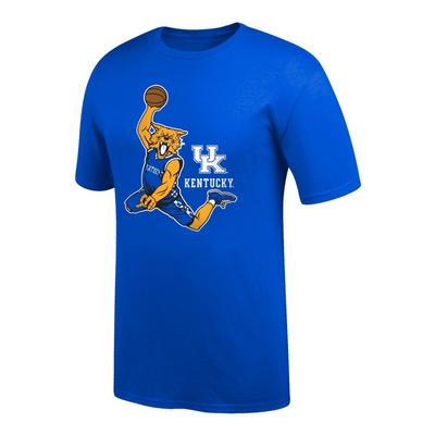 Kentucky Basketball Dunking Wildcat Tee