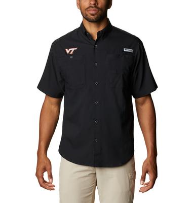 Virginia Tech Columbia PFG Tamiami Woven Shirt