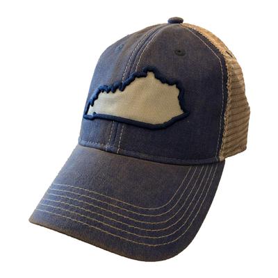 Kentucky Legacy State Outline Mesh Trucker Hat