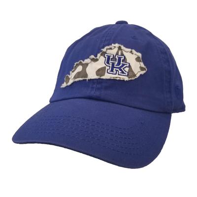 Kentucky Women's State Outline Patch Adjustable Hat