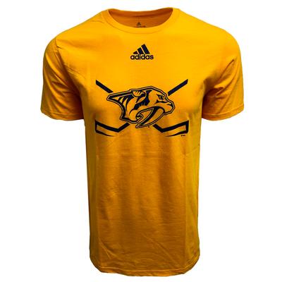 Nashville Predators Adidas Locker Short Sleeve Tee