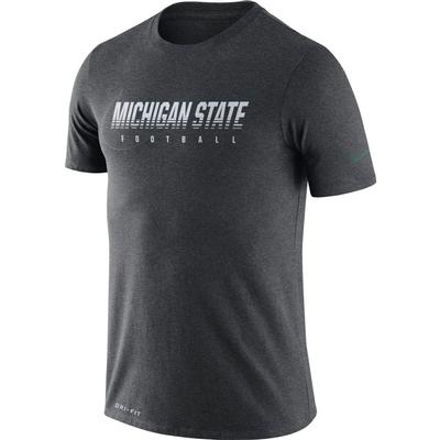 Michigan State Nike Dri-FIT Cotton Facility Tee