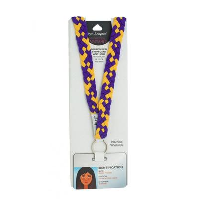 Pomchies Purple and Gold Lanyard