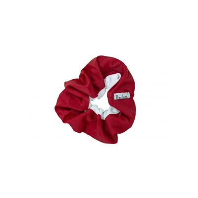 Pomchies Crimson and White Hair Scrunchie