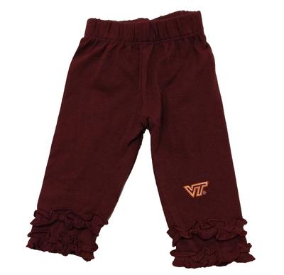 Virginia Tech Infant Ruffle Leggings