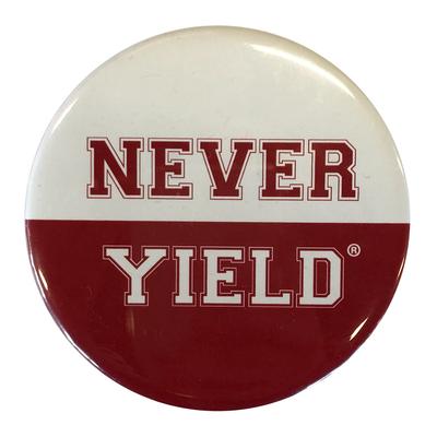 Arkansas Never Yield Button