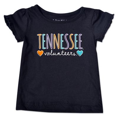 Tennessee Infant Girl Ruffle Sleeve T Shirt