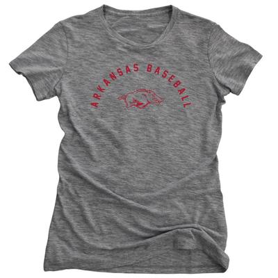 Arkansas Marie Cross Bats Short Sleeve Tee