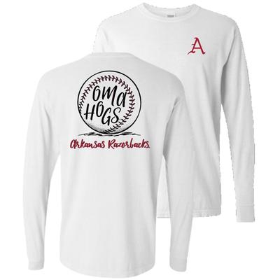 Arkansas Comfort Colors Oma Hogs T Shirt