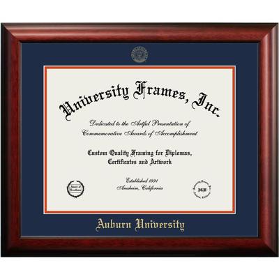 Auburn Mahogany Diploma Frame