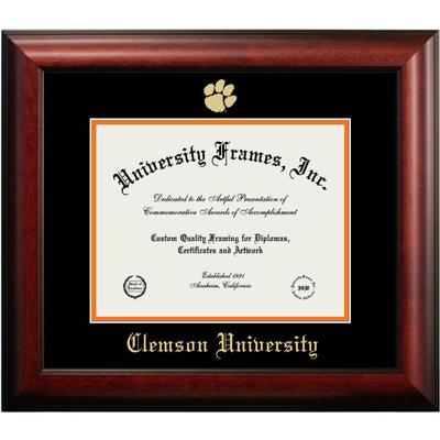 Clemson Mahogany Diploma Frame