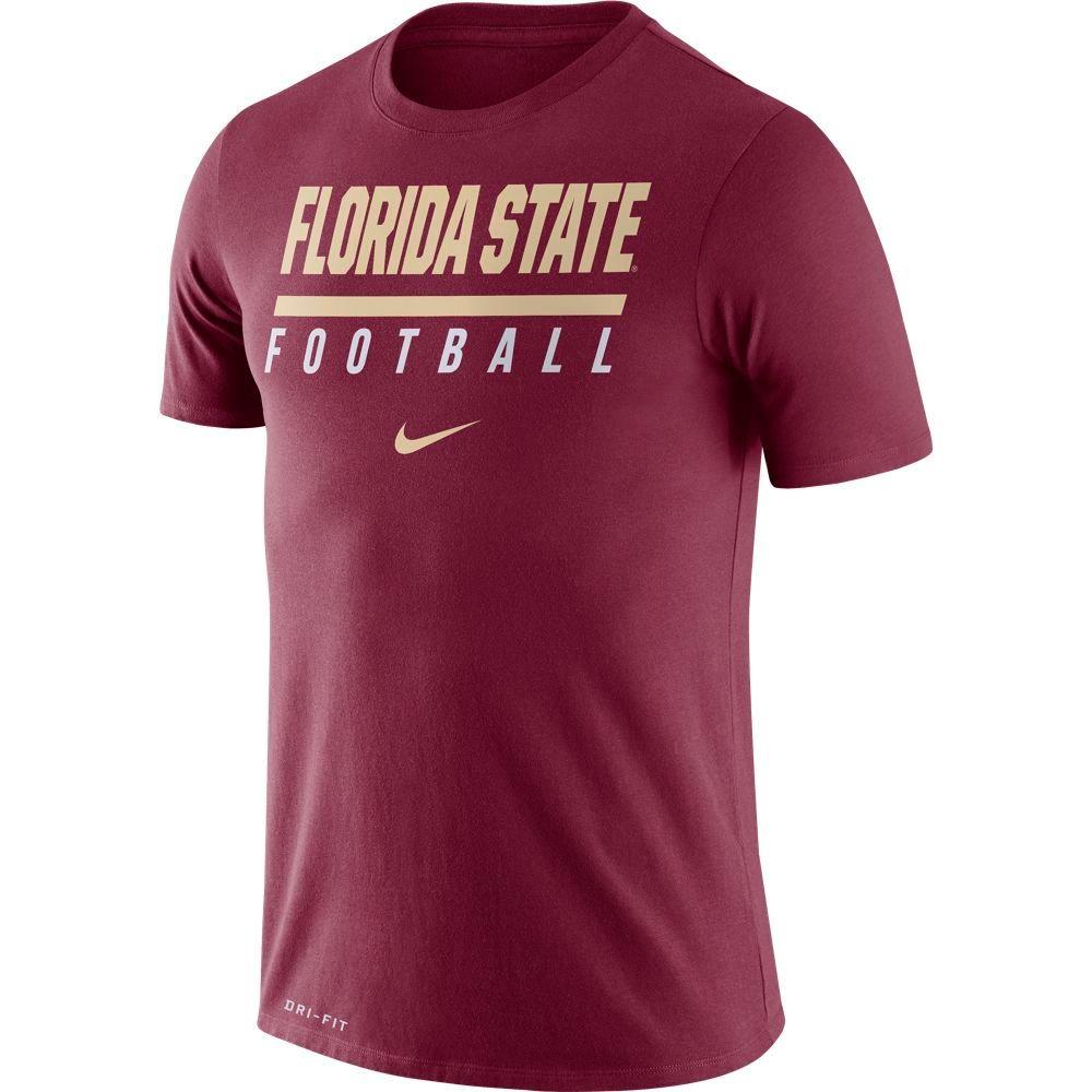 Seminoles | Florida State Nike Dri-FIT Cotton Icon Football Tee ...