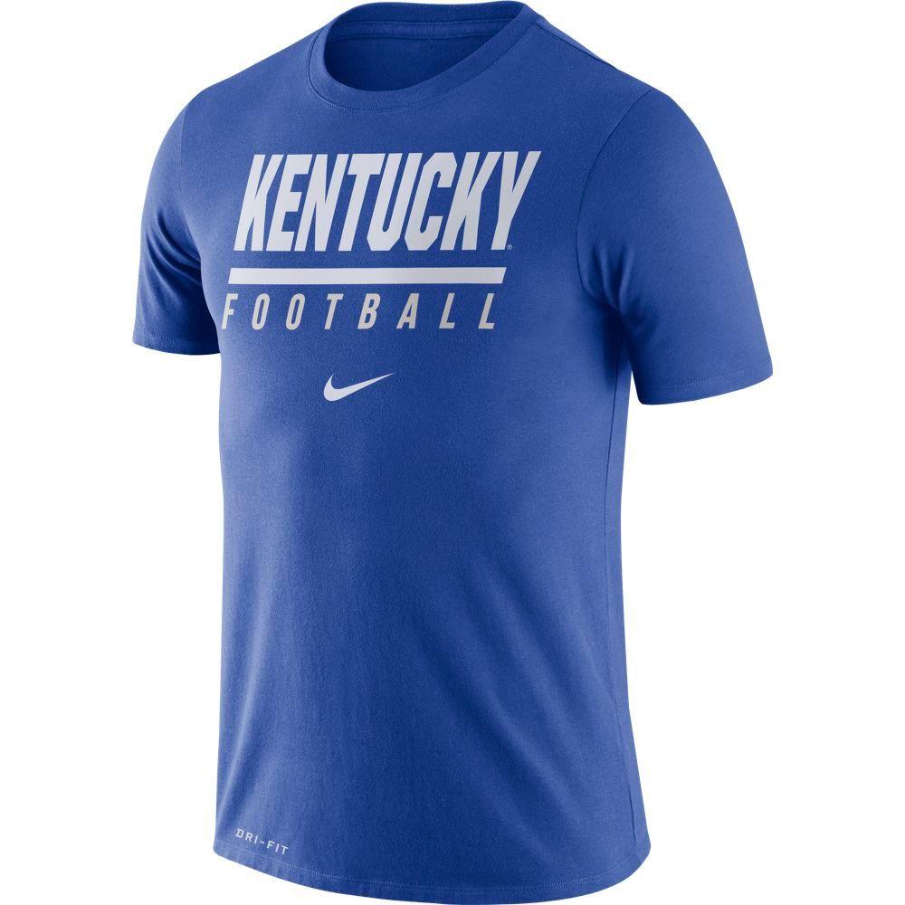 Kentucky Nike Dri- Fit Cotton Icon Football Tee