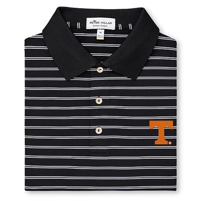 Tennessee Peter Millar Senior Stripe Stretch Jersey Polo