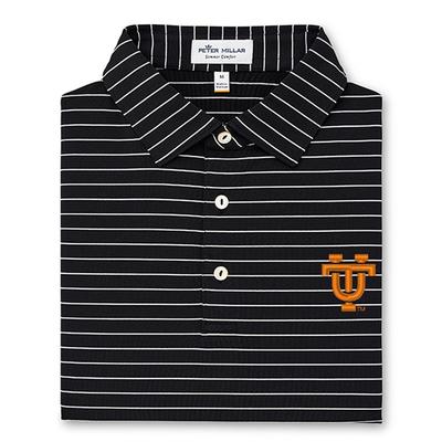 Tennessee Peter Millar Vault Logo Trophy Stripe Polo