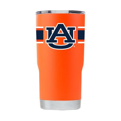 Auburn Gametime Sidekick 20oz Striped Tumbler With Lid