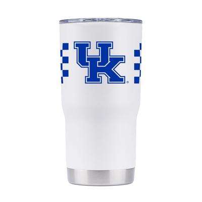 Kentucky Gametime Sidekick 20oz Striped Tumbler With Lid