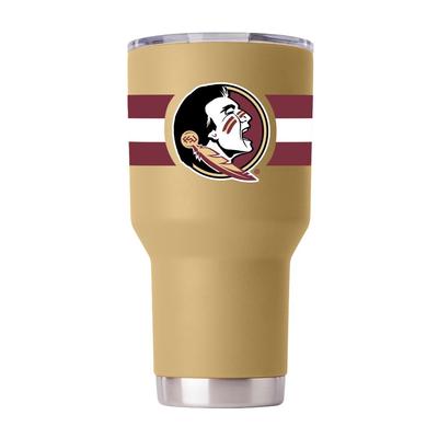 Florida State Gametime Sidekick 30oz Striped Tumbler With Lid