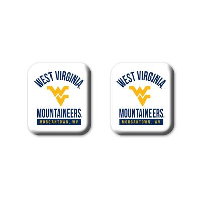 West Virginia Legacy Square Fridge Magnets 2 Pack
