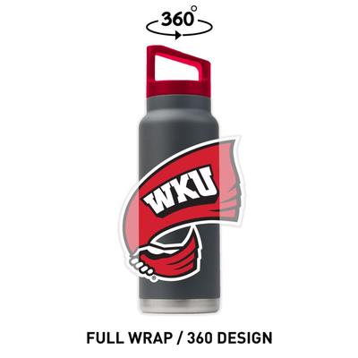 Western Kentucky Gametime Sidekicks 40 Oz. Stainless Steel Water Bottle