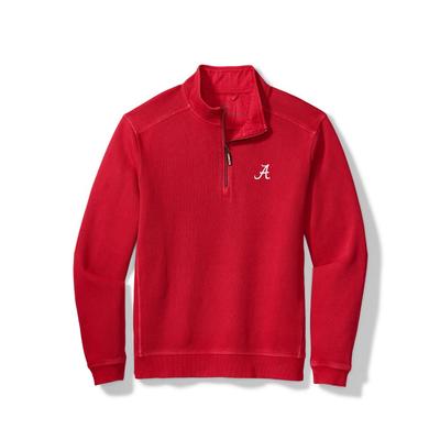 Alabama Tommy Bahama Nassau Half Zip Pullover
