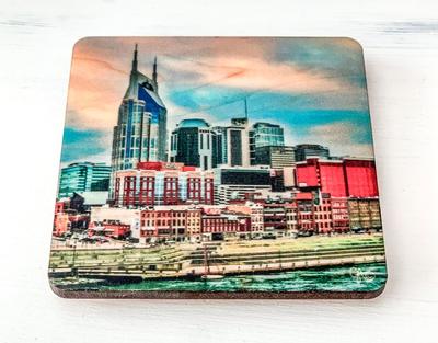 Preserve Press Downtown Nashville Riverfront Coaster