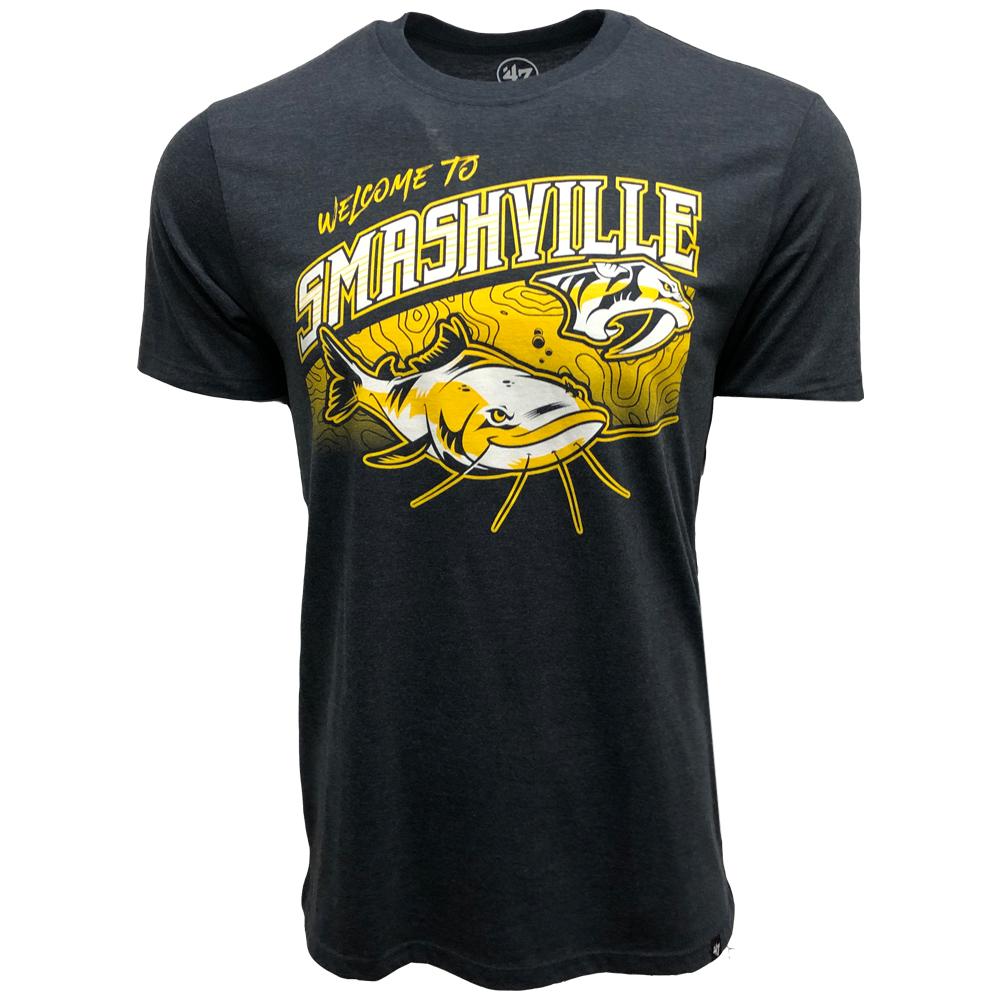 Predators Welcome To Smashville Short Sleeve Club Tee