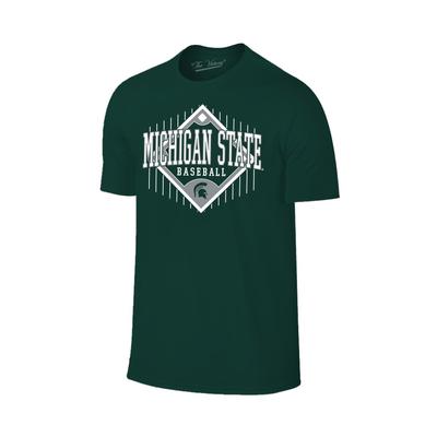 Michigan State Baseball Diamond Tee