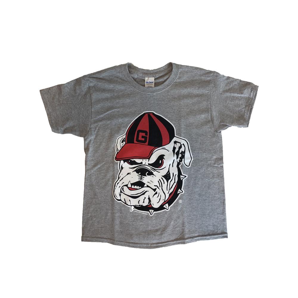 Dawgs | Georgia Basic Retro Logo Youth T-Shirt | Alumni Hall