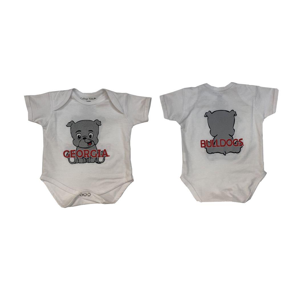 Georgia Front And Back Mascot Onesie