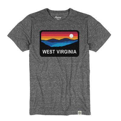 West Virginia Horizon Short Sleeve Triblend Tee