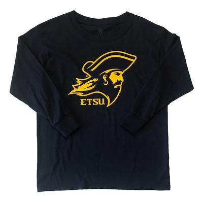 ETSU Youth Mascot Head L/S T-Shirt