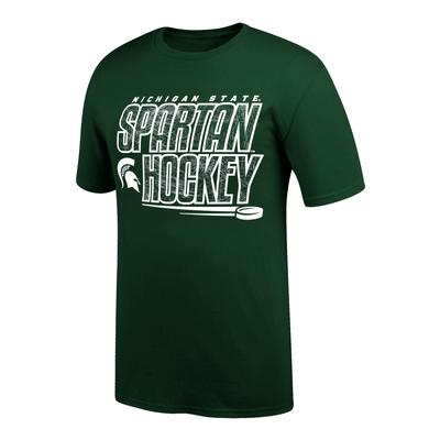Michigan State Spartan Hockey Tee