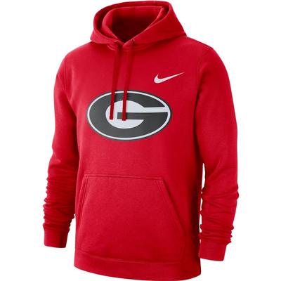 Dawgs | Georgia Nike Fleece Club Pullover Hoodie | Alumni Hall
