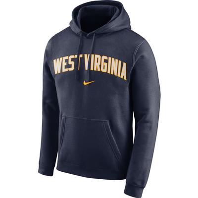 West Virginia Nike Fleece Club Pullover Hoodie