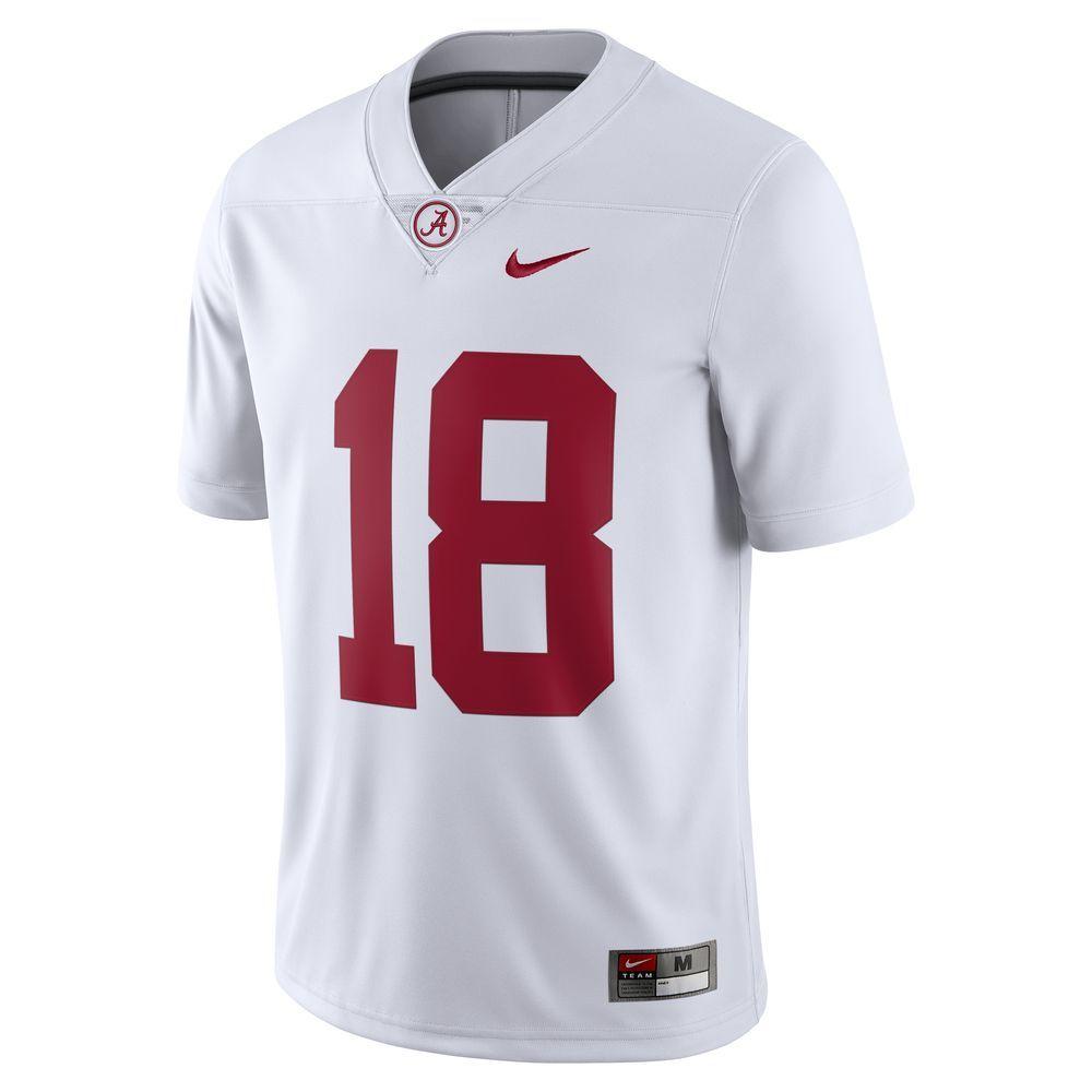  Alabama Nike Limited # 18 Road Jersey