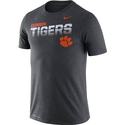 Clemson Nike Legend Sideline Short Sleeve Shirt