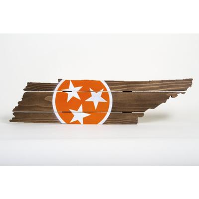 Orange Tristar Tennessee Wooden Sign (30.25