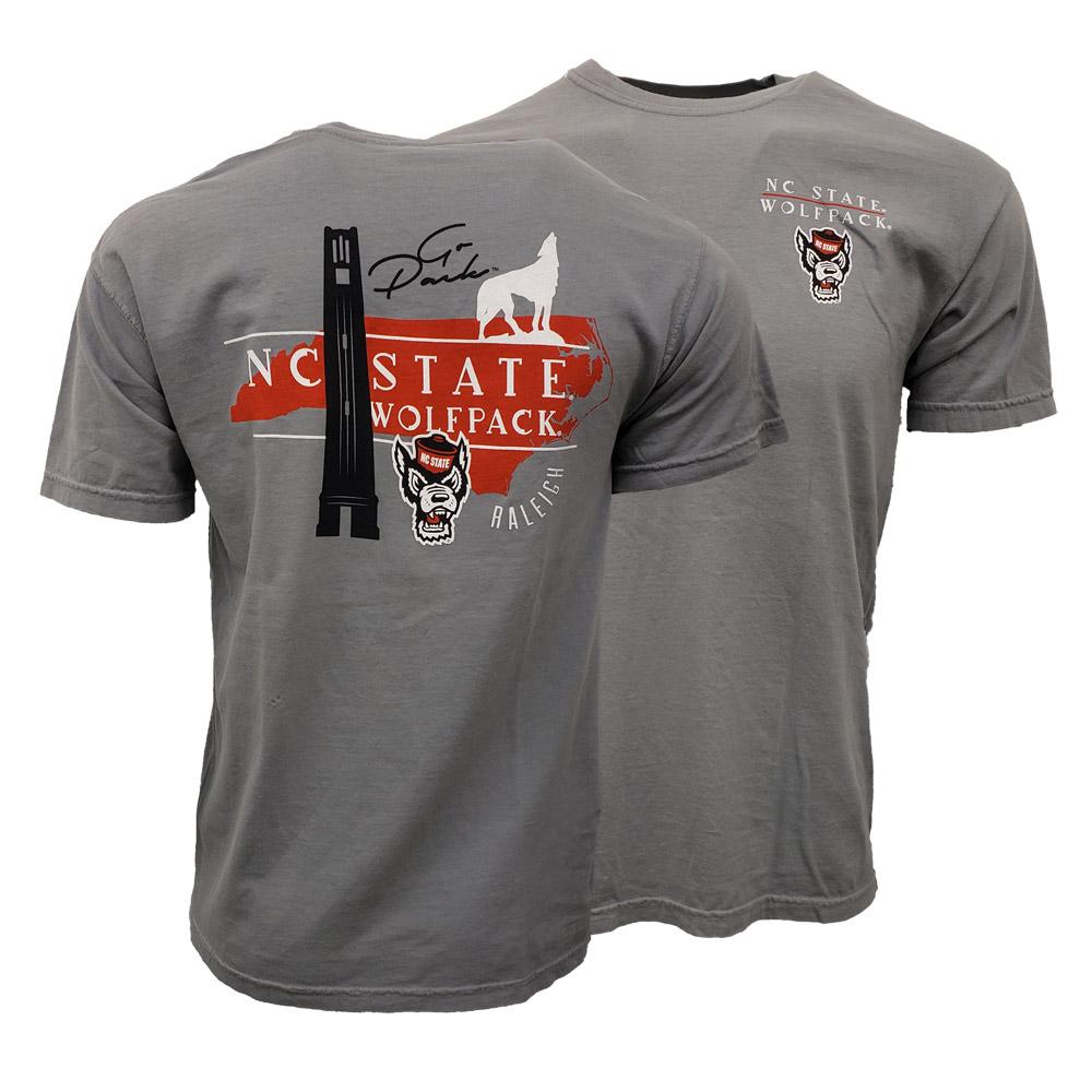 Nc State Comfort Colors Icon T- Shirt