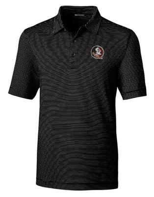 Florida State Cutter And Buck DryTec Pencil Stripe Forge Polo