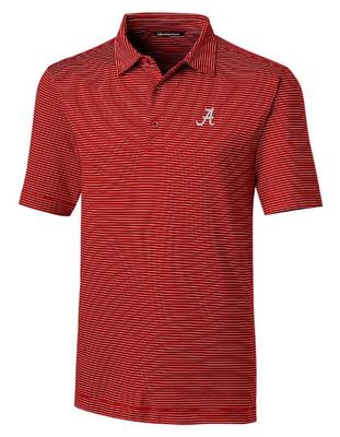 Alabama Cutter And Buck DryTec Pencil Stripe Forge Polo