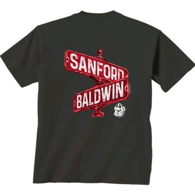 Georgia Bulldogs Street Sign Comfort Colors Tee