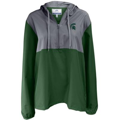 Michigan State Summit 1/4 Zip Color Block Anorak Jacket