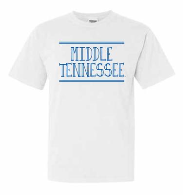 MTSU Hand Drawn Double Bar Comfort Colors Tee