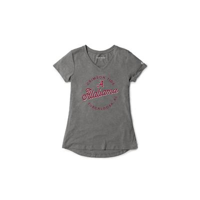 Alabama League Women's Tri-flex Retro V-Neck Top