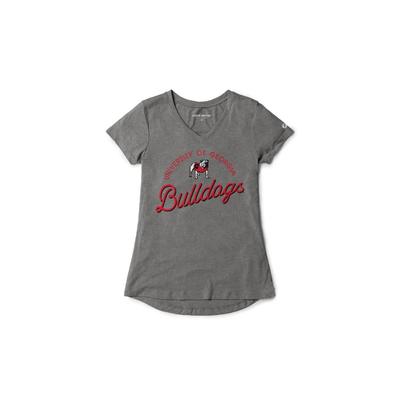 Georgia League Women's Tri-flex Retro V-Neck Top