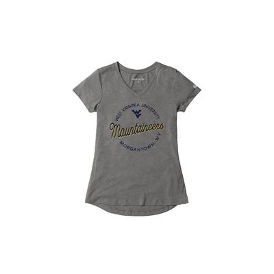 West Virginia League Women's Tri-flex Retro V-Neck Top