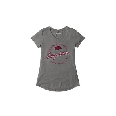 Arkansas League Women's Tri-flex Retro V-Neck Top