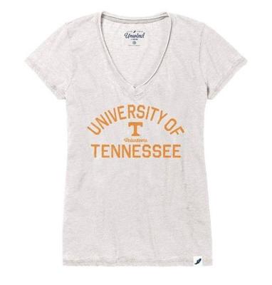 Tennessee League Women's Distressed V-Neck Top