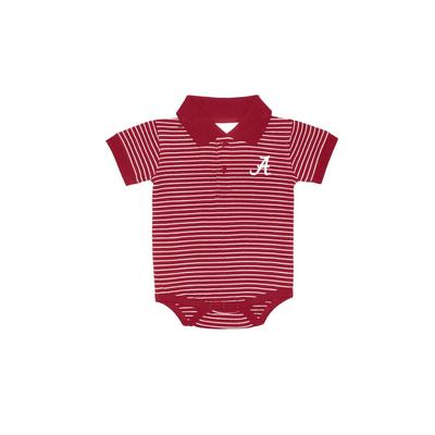 Alabama Infant Striped Polo Onesie